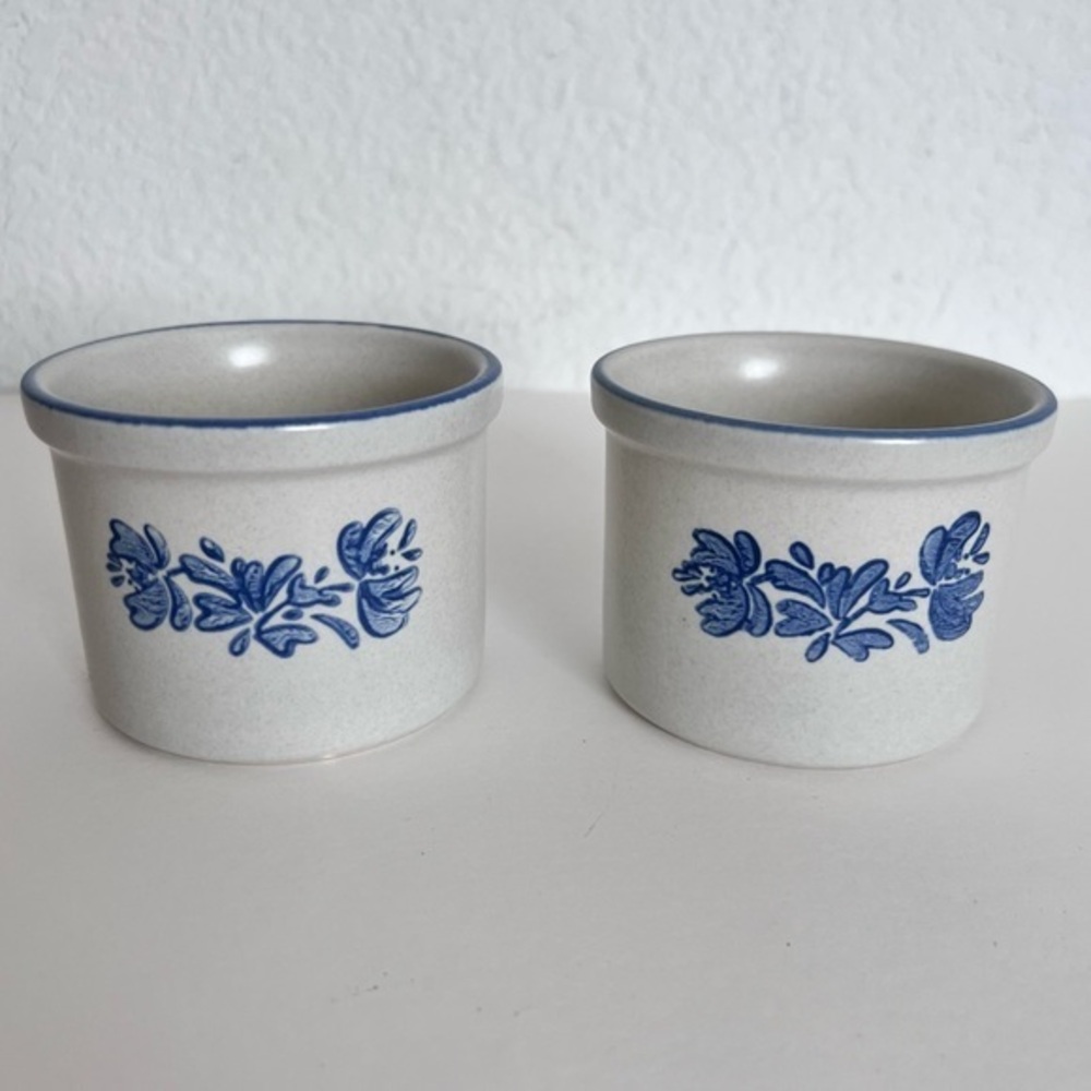 PFALTZGRAFF®  Yorktowne Set of 2 Custard Relish Sauce Ramekin Cups